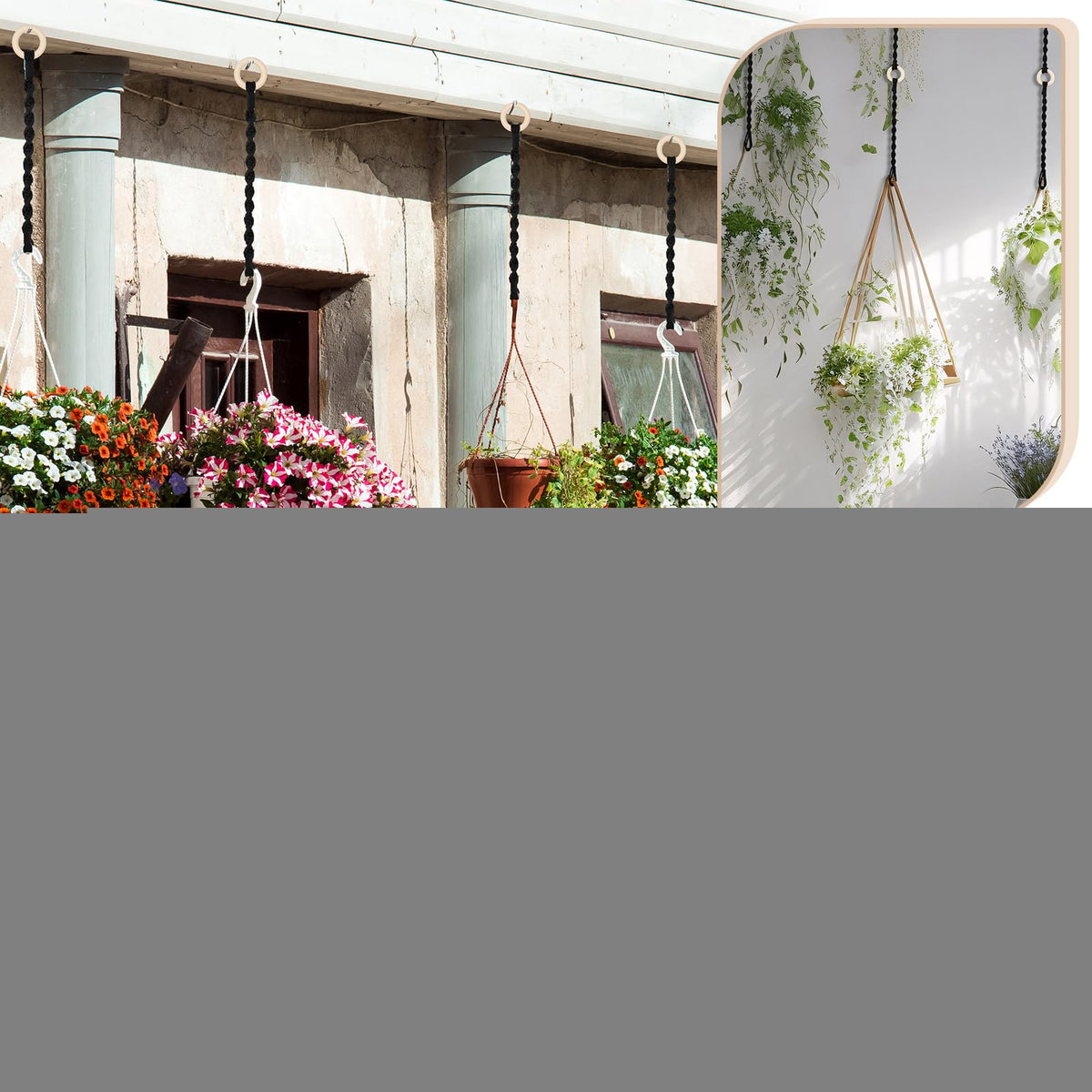 Vincreem macrame extenders as a thoughtful gift for plant lovers.