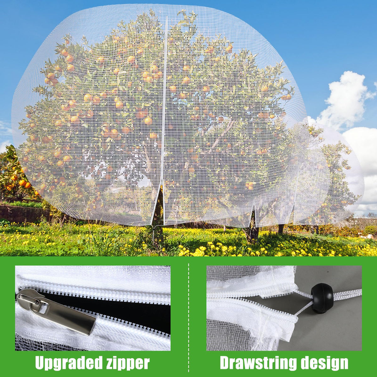 Vincreem reusable netting provides long-term garden protection season after season.