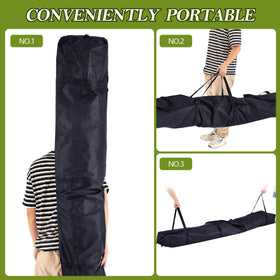 Vincreem tent poles bag stores top covers and window walls securely.