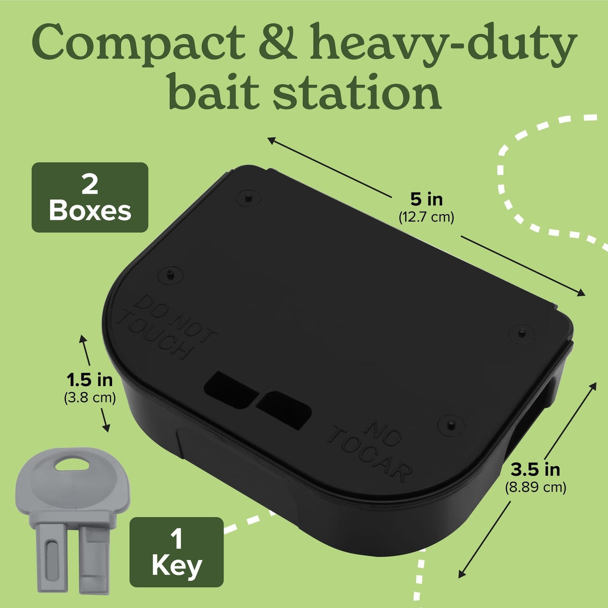 Vine HomeCare outdoor-use mouse bait station for weather-conscious setups.