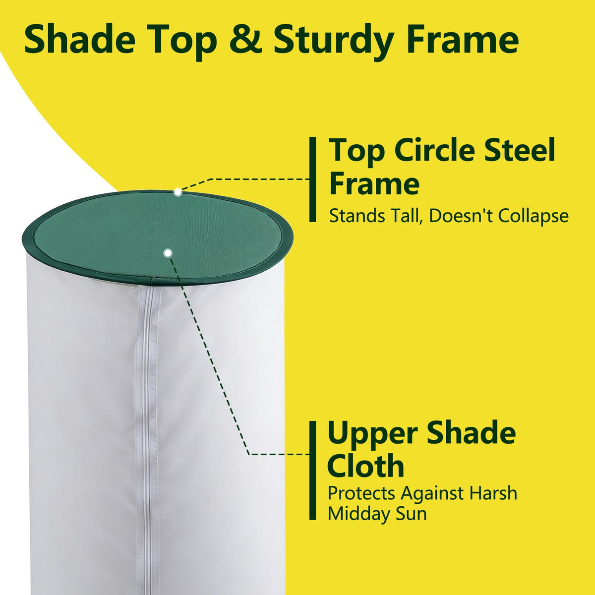 VINEGROW bird netting coverage blocks pests while sun and rain pass through.