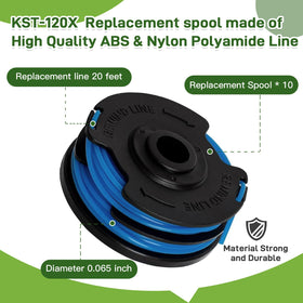 VineHii auto-feed spool demonstrates quick reload and reduced line tangles.