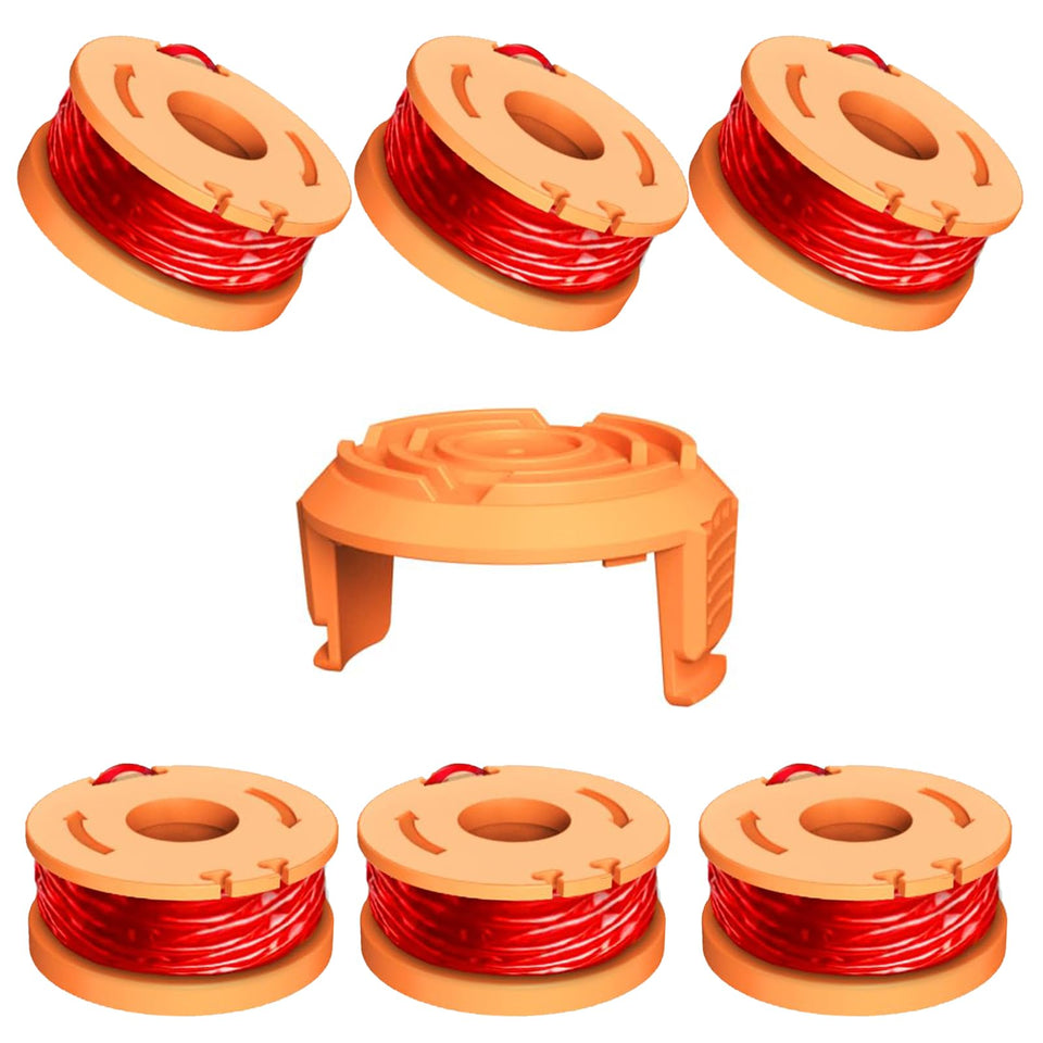 VineHii Worx WA0010 WA0004 spool six-pack for quick replacements and longer trimming sessions