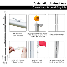 VINGLI ground sleeve enabling secure soil mounting for stable outdoor setup