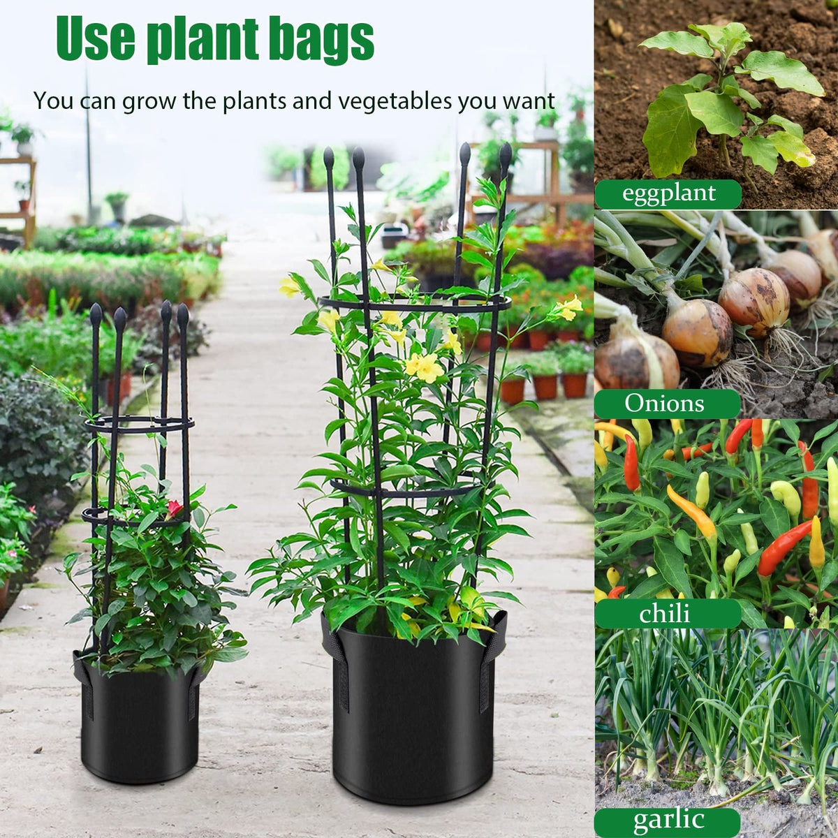 Vinmoso washable and recyclable grow bags for reusable planting