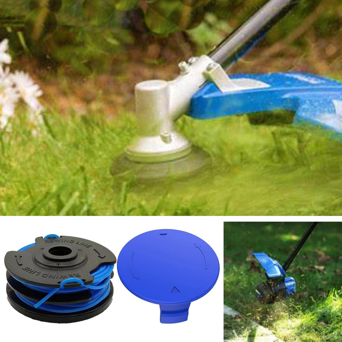 Aerodynamic spool design reduces drag during use.