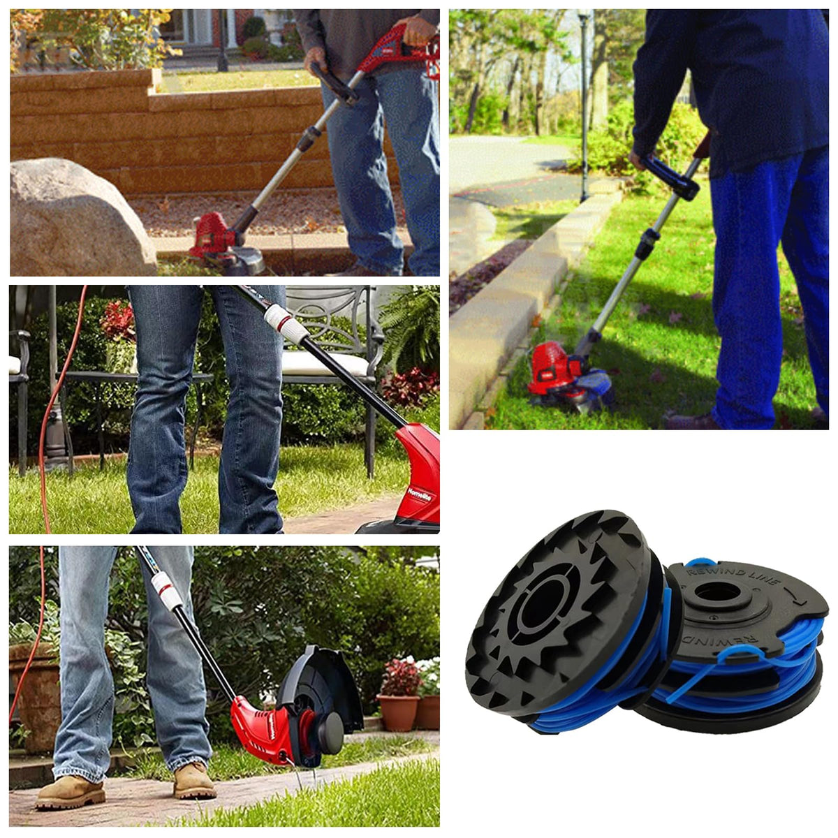 VinneMOO trimmer head replacement setup for easy maintenance