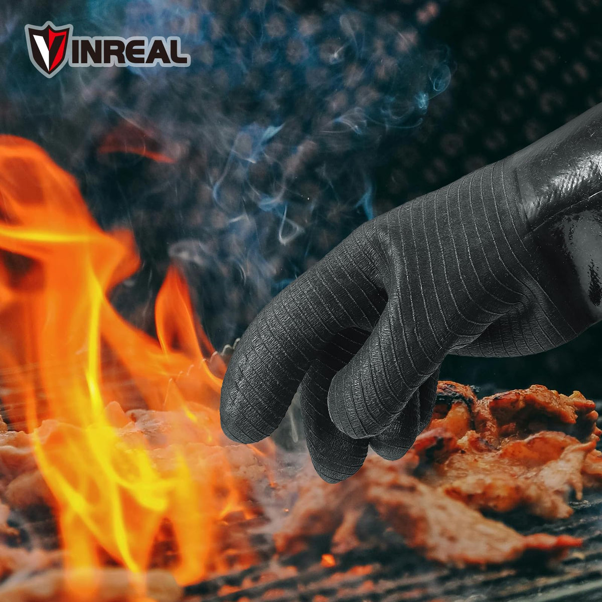 VINREAL neoprene gloves waterproof and oil resistant for messy cooking