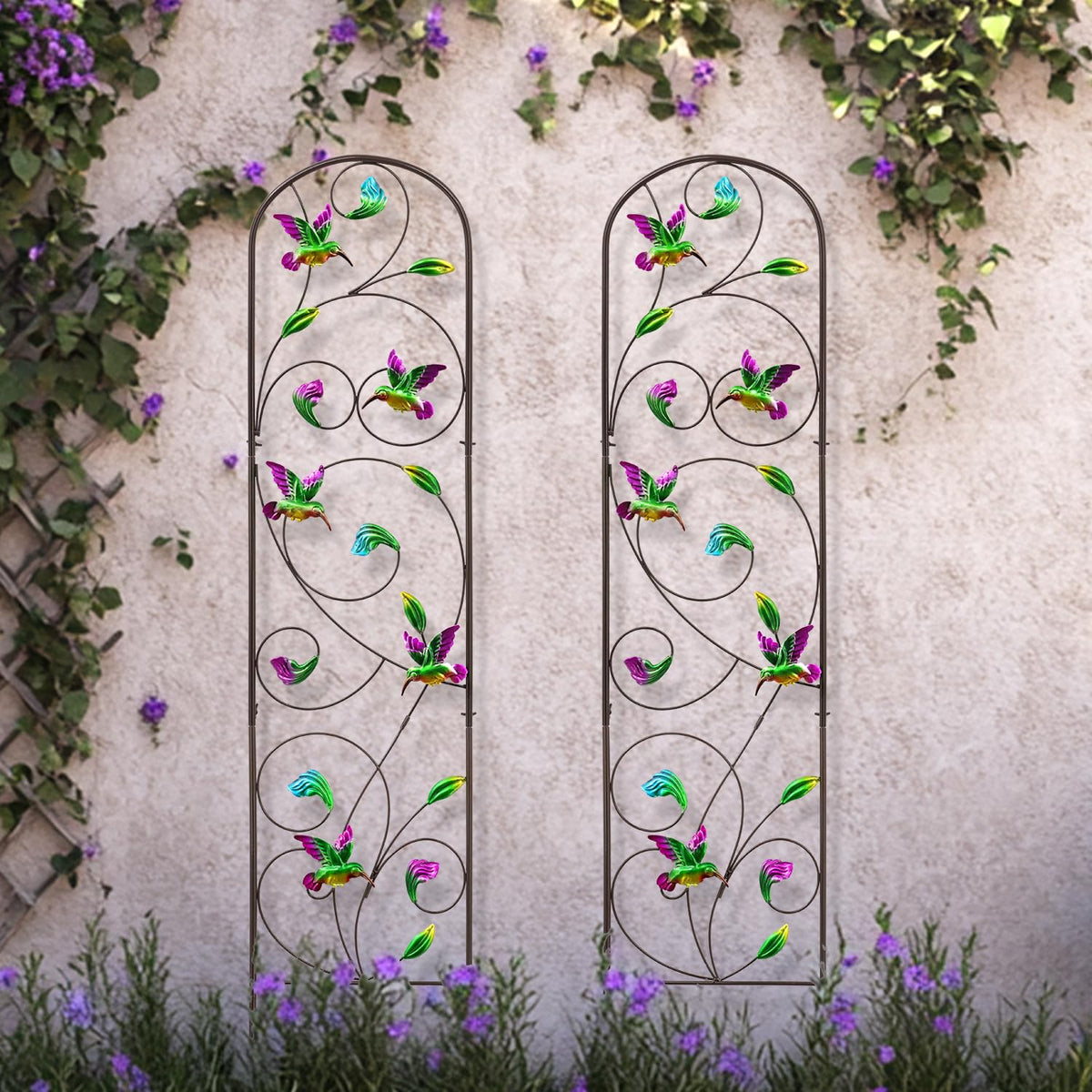 VinSees bronze powder-coated finish ensures weather resistance and longevity.