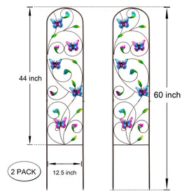 VinSees iridescent butterfly wings enhance outdoor garden decor