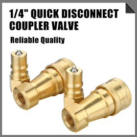 Vinsot pressure washer adapters set offers reliable brass fittings for long-term use
