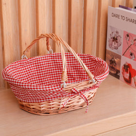 Vintiquewise wicker centerpiece enhances table decor with natural warmth.