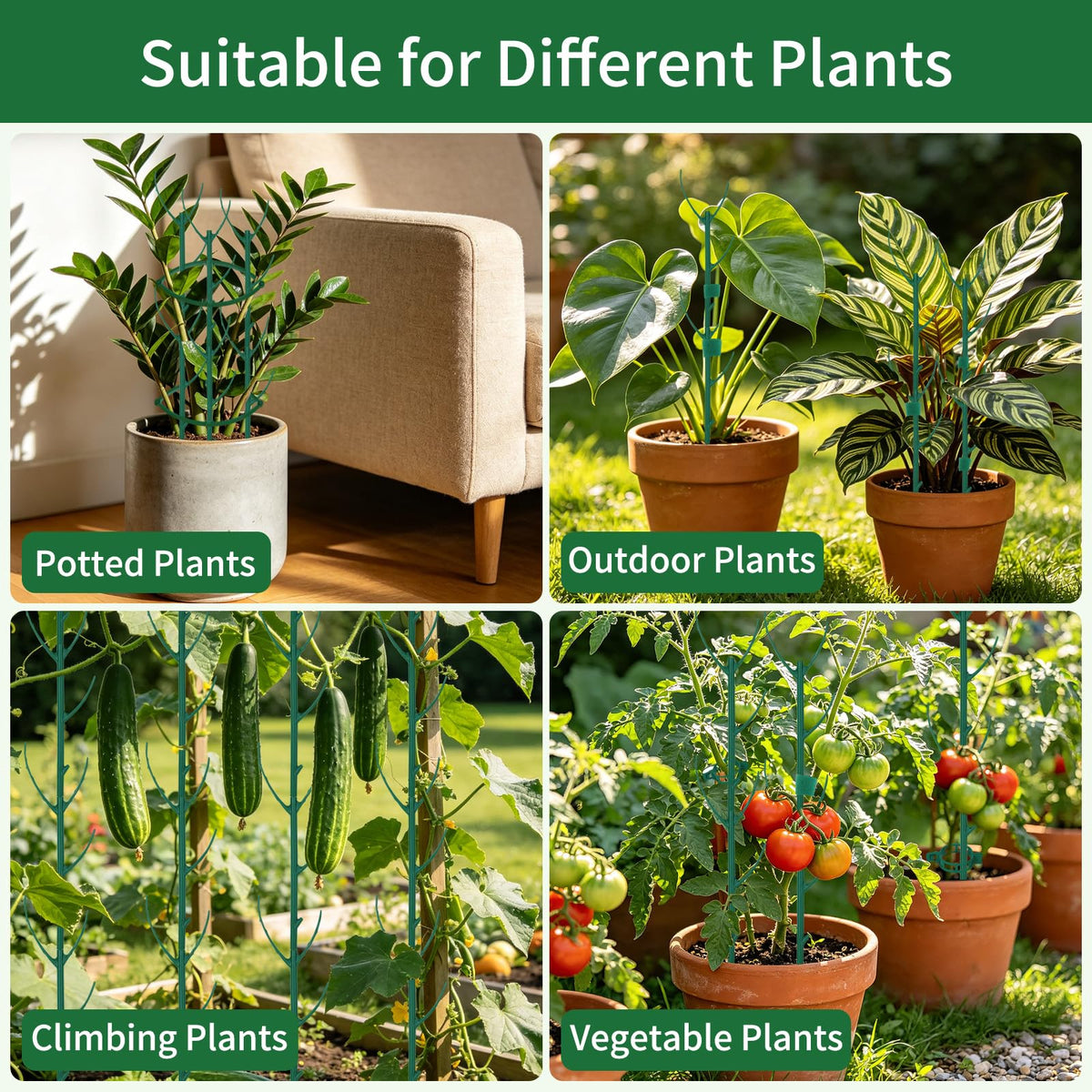 Vintrex versatile setup fits small planters hanging pots and beds
