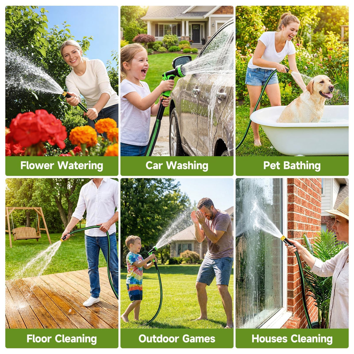 VIONMI garden hose 75ft compact storage is ideal for tidy yards.