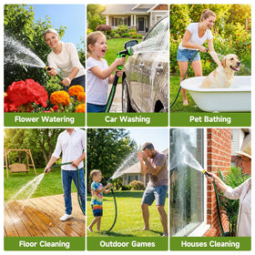 VIONMI garden hose 75ft compact storage is ideal for tidy yards.