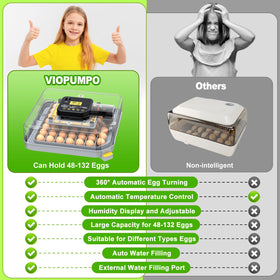 VIOPUMPO removable trays simplify cleaning and storage