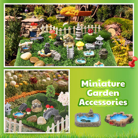 VioraWhite multi-use garden decor pieces suit pots, desks, and party decorations.