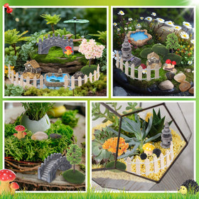 VioraWhite resin miniatures set is durable and weather-resistant for outdoor displays.