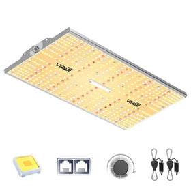 VIPARSPECTRA XS2500 front view showing compact high-output grow light for seed germination.