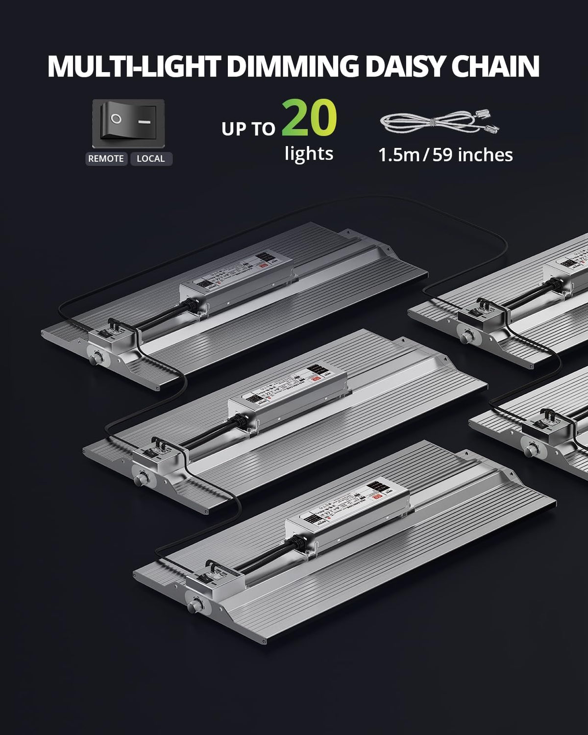 VIPARSPECTRA XS2500 full spectrum diodes support blooming and healthy canopy.