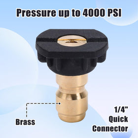 VIPRUSH quarter-inch quick-connect fits most pressure wands.