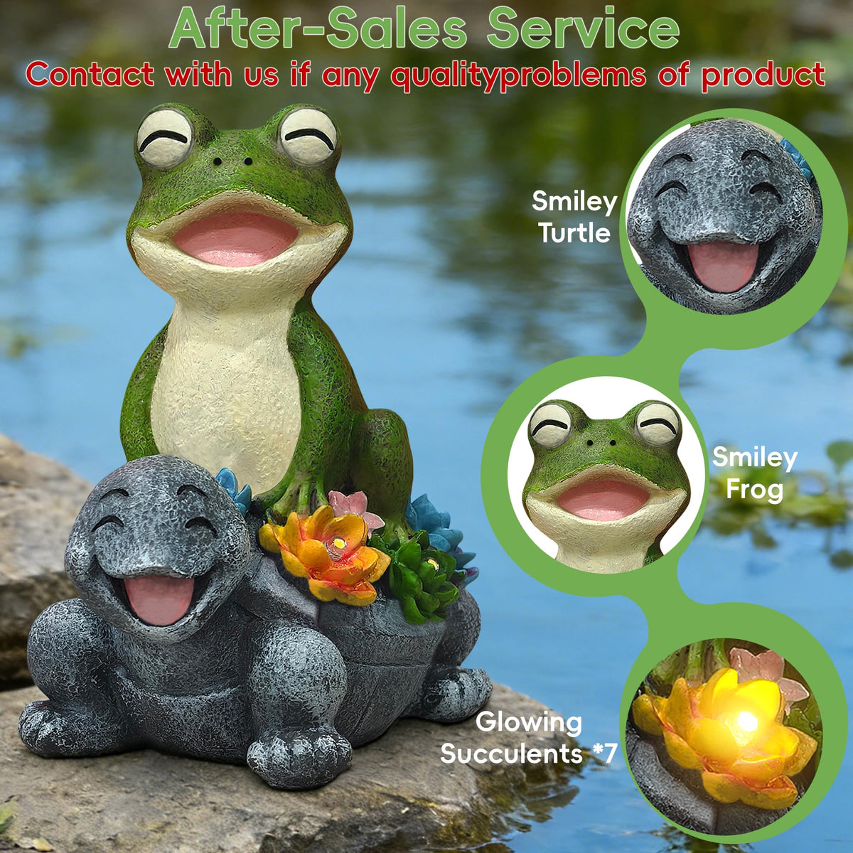 ViQuHaT durable resin statue withstands rain and sun for long-lasting garden accents