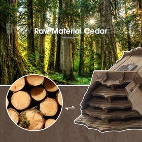 VIREESR bat house XL assembly and screws highlight simple setup for outdoor use.