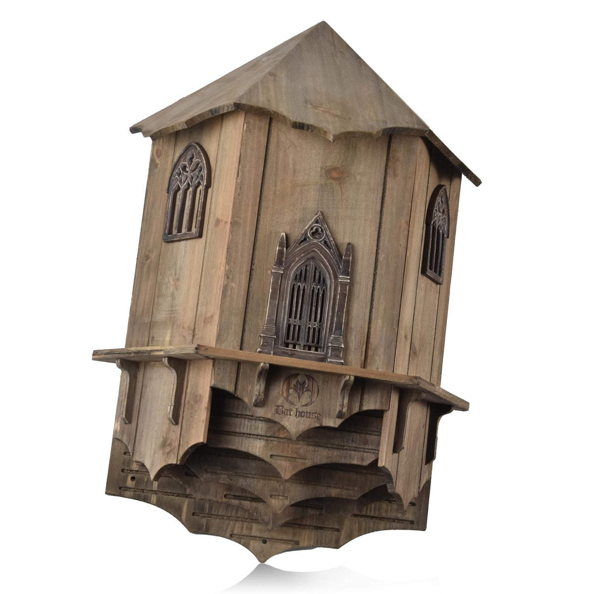 VIREESR bat house XL durable construction promises years of use in your yard.