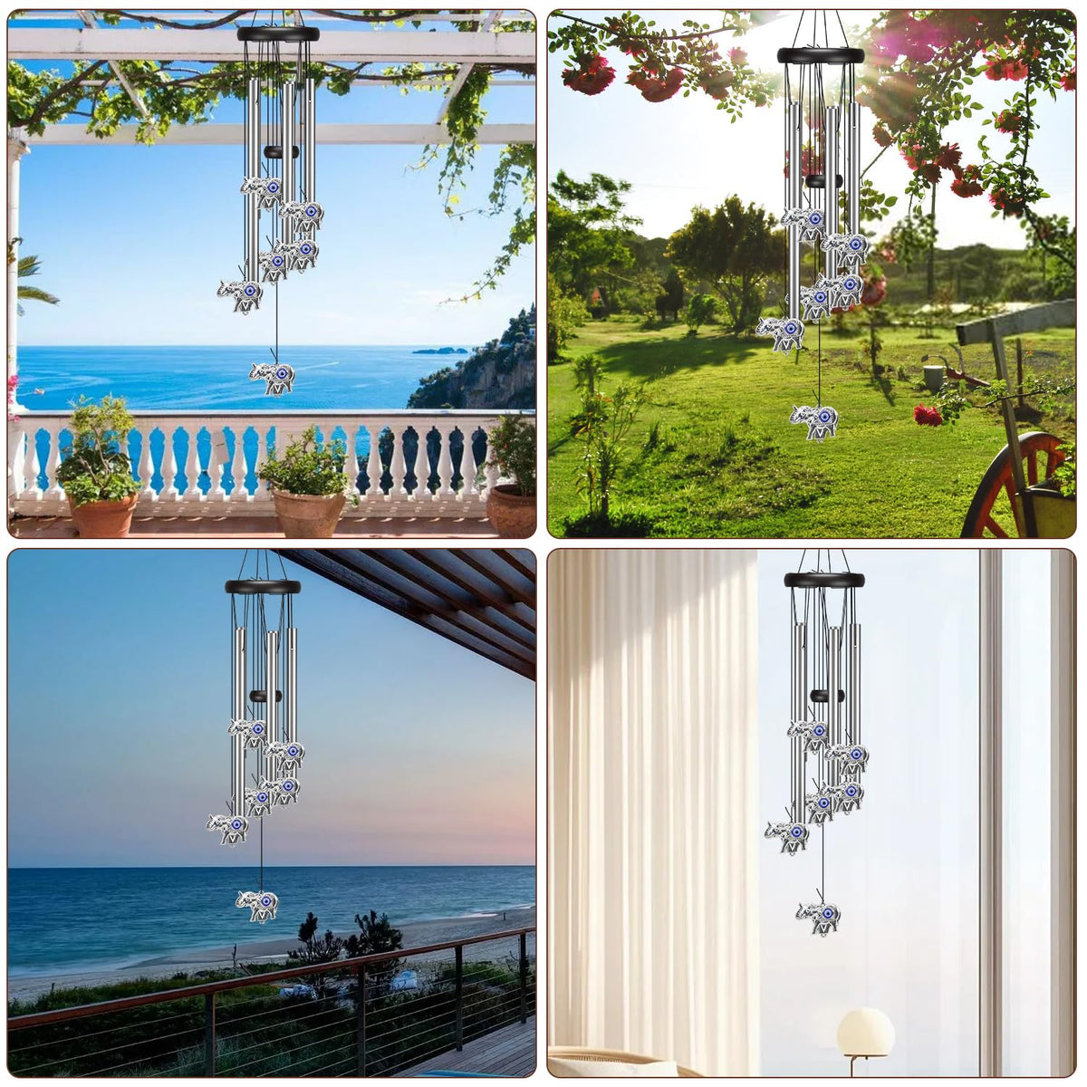 Virekm lucky wind chime makes a thoughtful gift for loved ones.