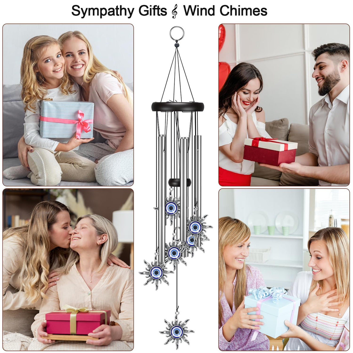 Virekm Mom Windchime indoor living room accent with soothing tones
