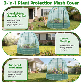 VIREO GARDEN sturdy aluminum frame provides stable support.