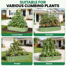 VIREO GARDEN olive-green finish adds garden aesthetic.