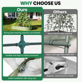 VIREO GARDEN safety edge rubber edging and gloves included.