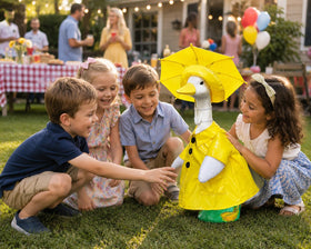 VireoSpire easy-clean maintenance for long-lasting display of goose costume.
