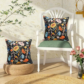 Virexen double-sided floral pillow cover offers versatile decor options