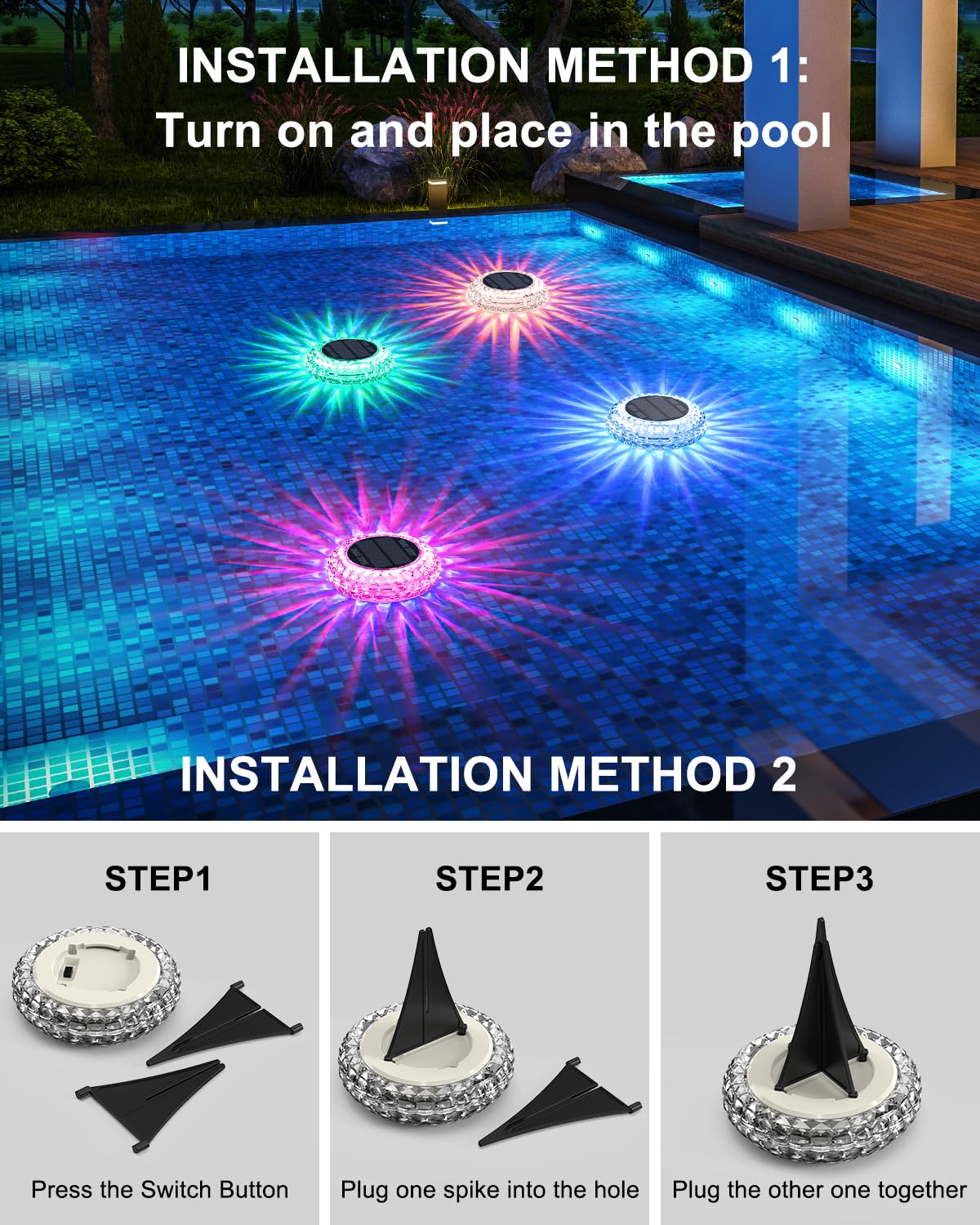 VIRIDI versatile lighting for gardens, patios, and outdoor weddings.