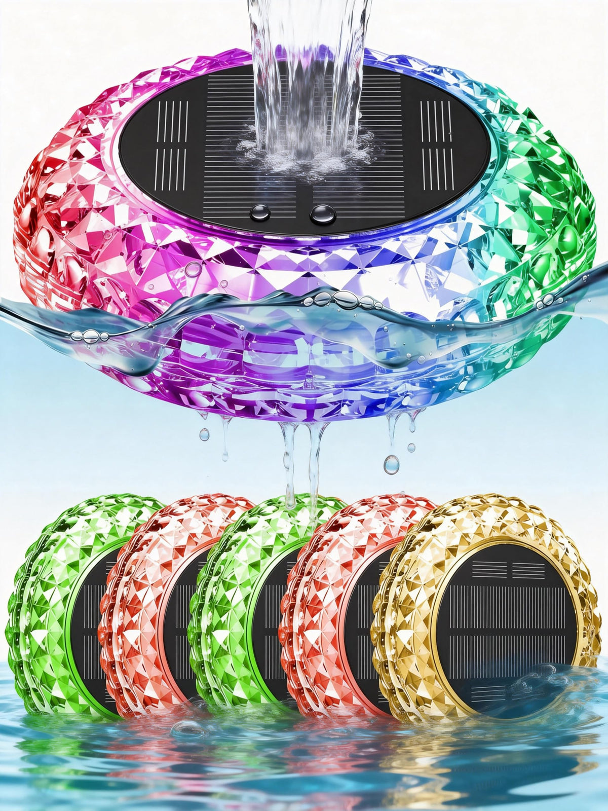 VIRIDI RGB mode lights create dynamic color effects for parties and events