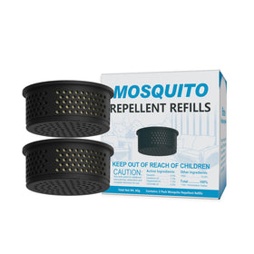 Virine mosquito refill 2-pack for patio use, providing long-lasting outdoor protection.