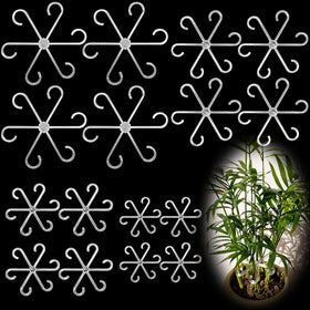 Virmoek stem support set packaging showing compact 16-piece kit for versatile plant support