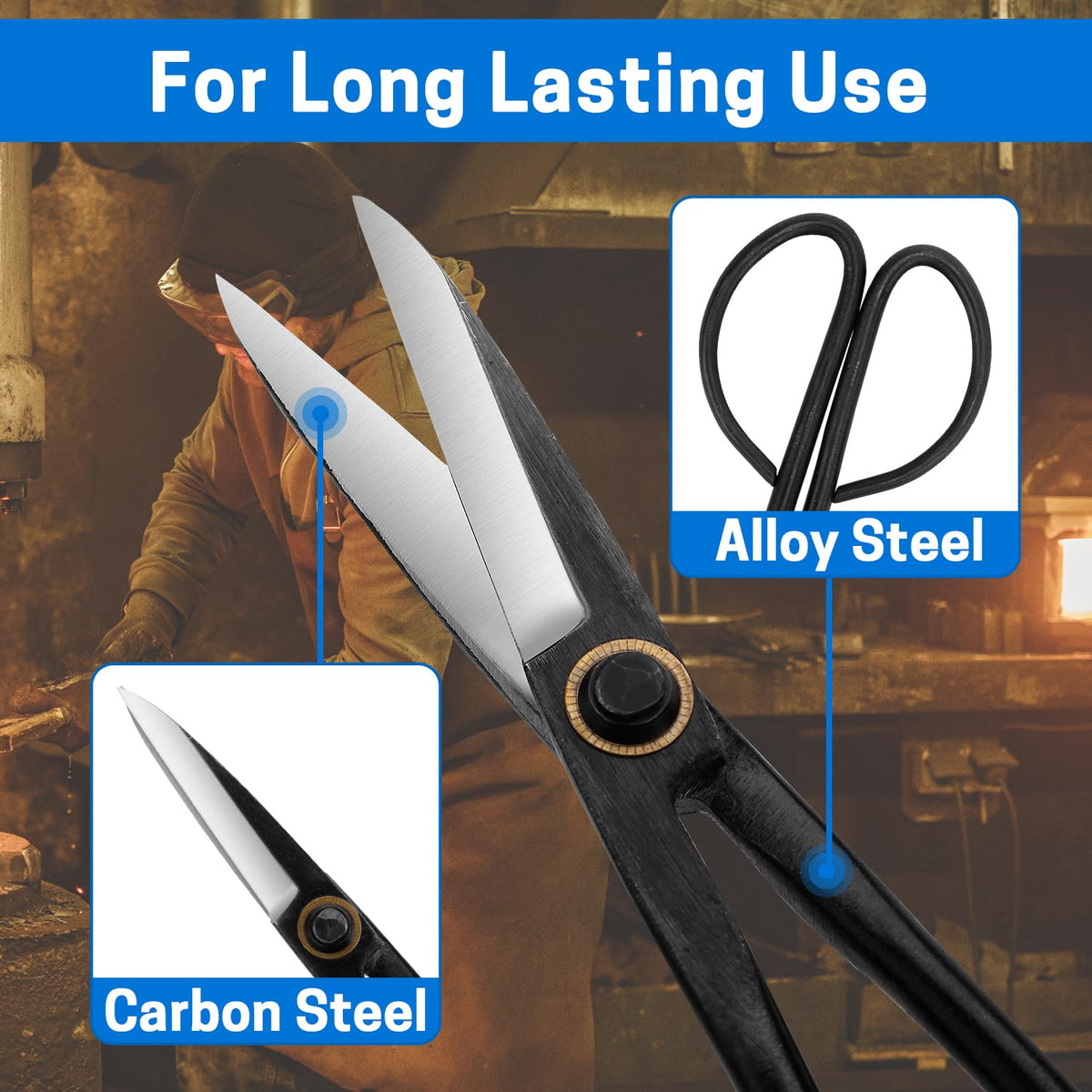 VISEMAN Bonsai Scissors precision cuts soft stems and small branches.