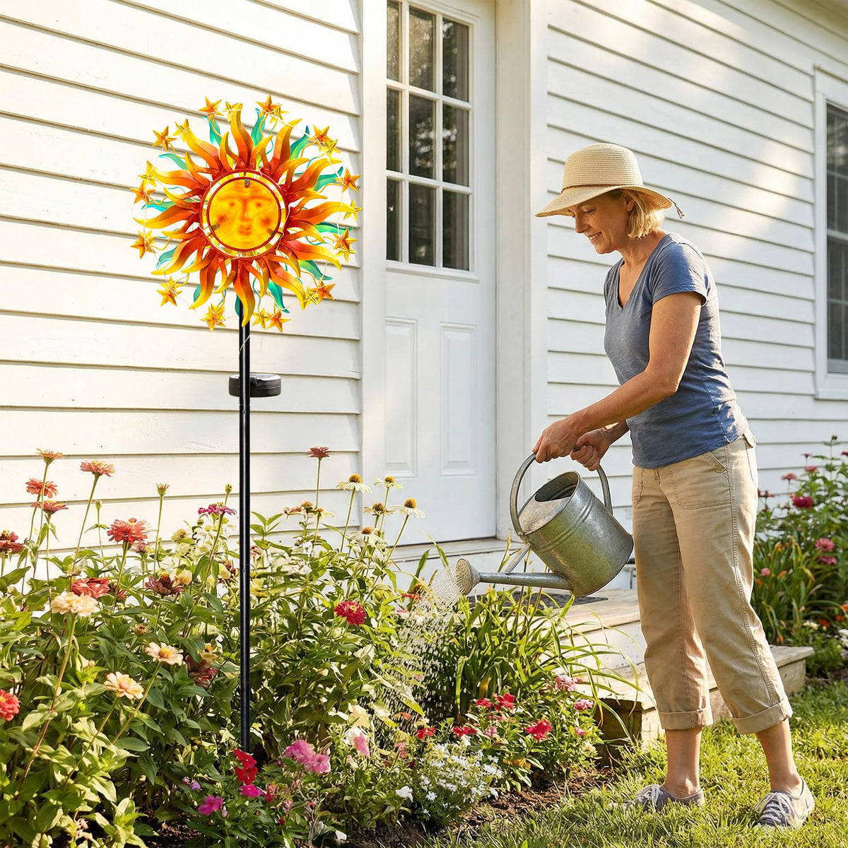 VISFLAIR packaged gift-ready wind spinner suitable for garden lovers