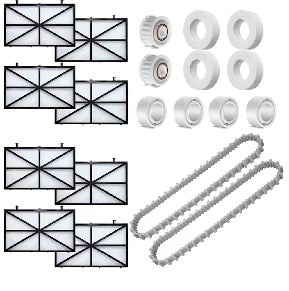 Viskeysta Dolphin Nautilus CC Plus kit package with filters and wheels for easy maintenance.
