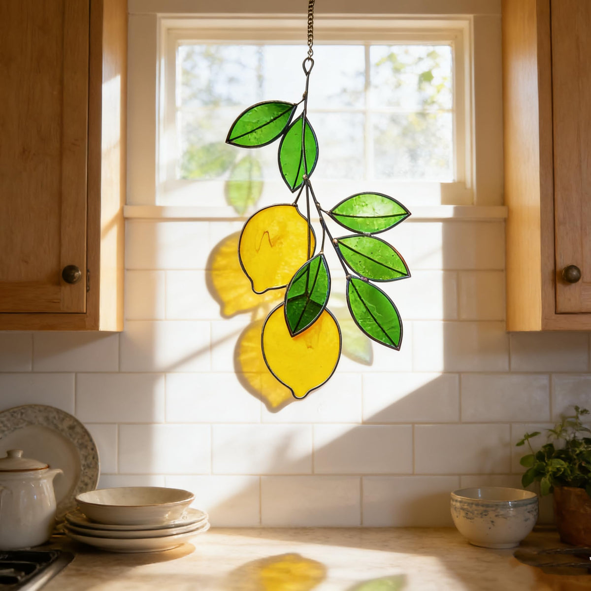 Vismin handcrafted stained-glass art with copper foil showcases durable craftsmanship.