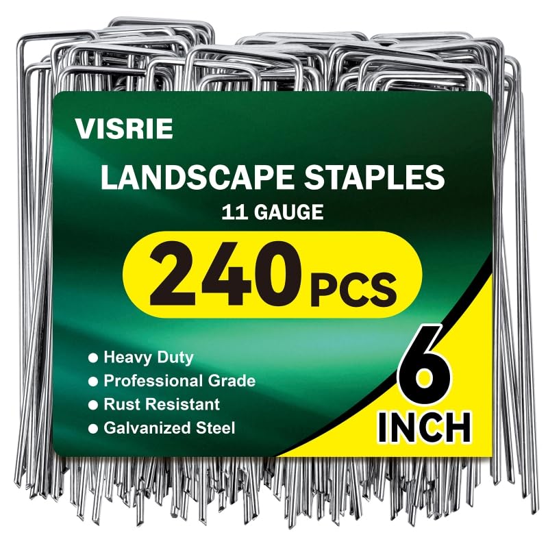 VISRIE 240-pack stakes bundle ready for large outdoor projects