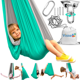 VISSE sensory swing for kids cocoon embrace offers calming time