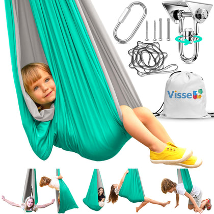 VISSE sensory swing for kids cocoon embrace offers calming time