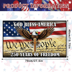 VISSTREE 17x29 inch doormat size protects floors while adding color.
