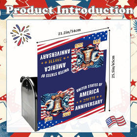 VISSTREE patriotic garden decor for outdoor yard displays and holidays.