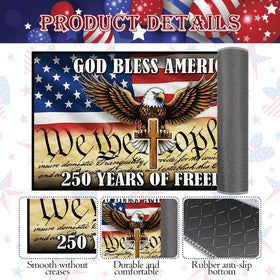 VISSTREE waterproof and stain-resistant mat suitable for outdoor use.