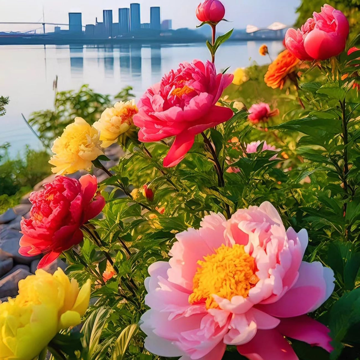 VISTATU peony fragrance bloom adds subtle scent to gardens and borders.